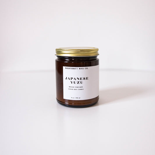 Japanese Yuzu Soy Candle - Premium Candle from Nightshift Wax Co. - Just $20! Shop now at Concordia Style Boutique