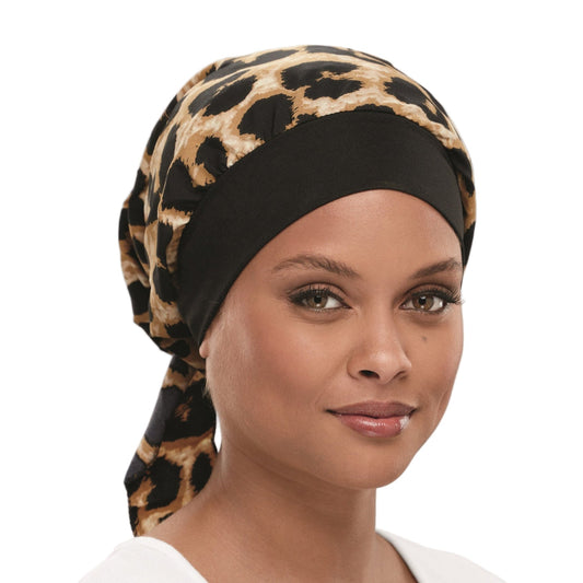 Animal-Print Headscarf