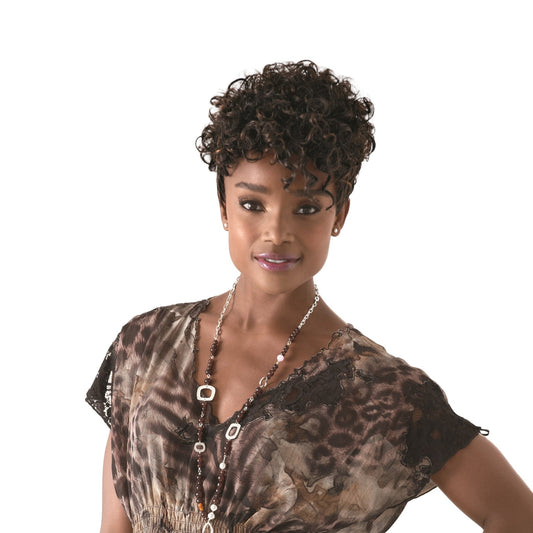 Nori Wig Hand-tied lace part top twists into curls Especially Yours®