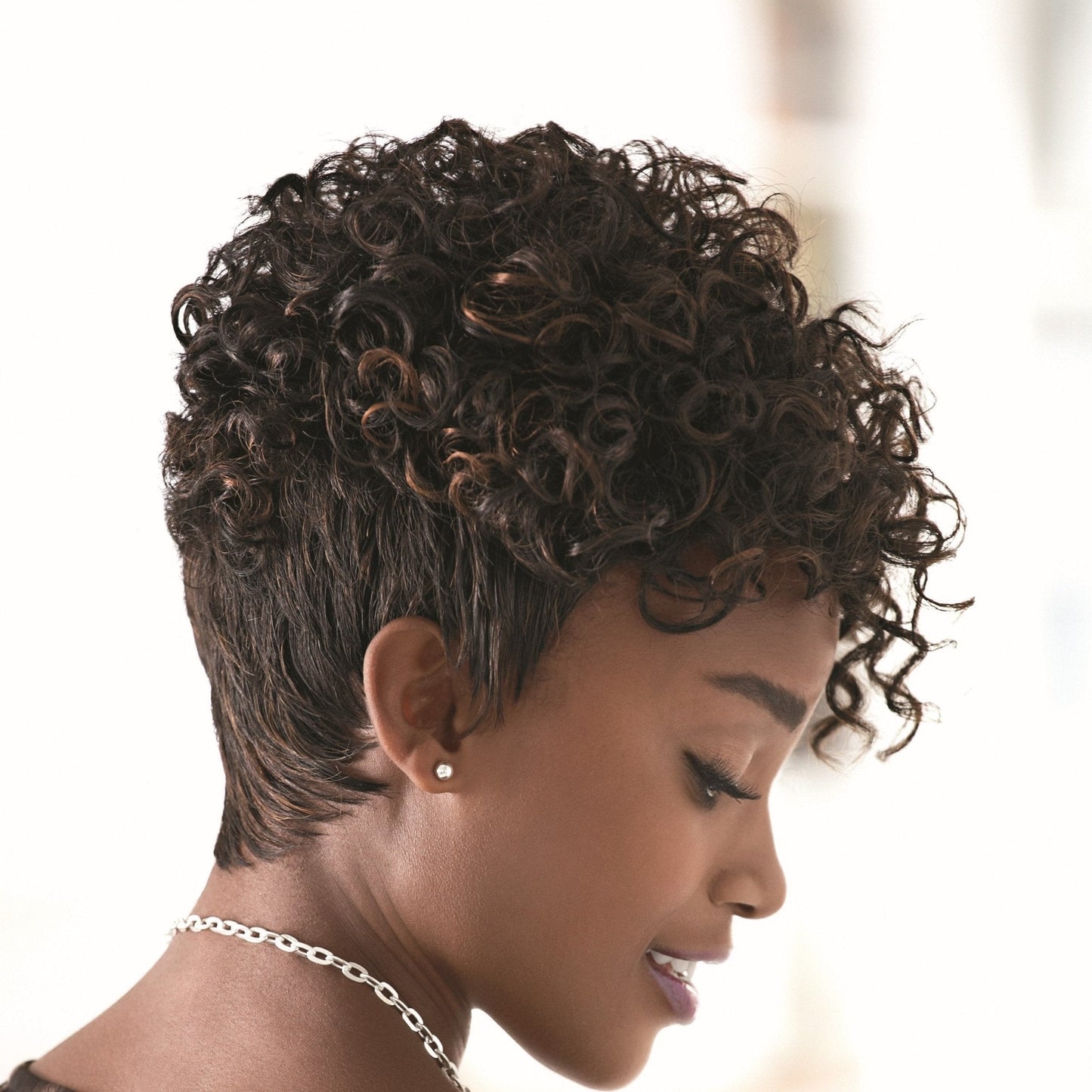 Nori Wig Hand-tied lace part top twists into curls Especially Yours®
