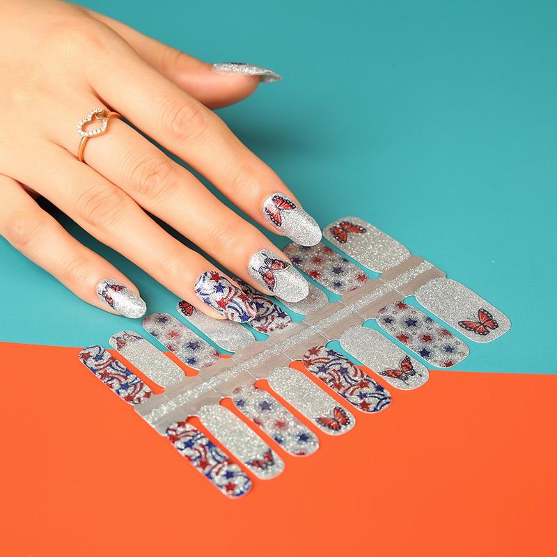 Red White & Butterfly