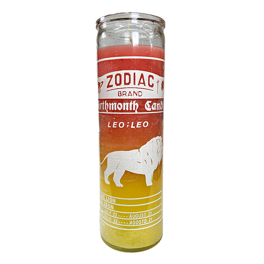 Zodiac Leo 7 Day Candle - Concordia Style Boutique