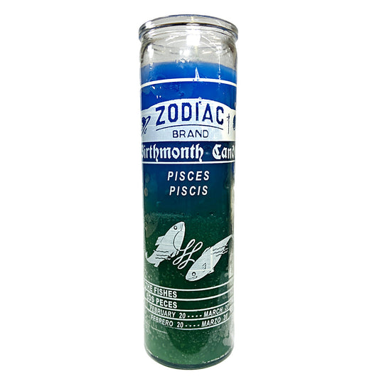 Zodiac Pisces 7 Day Candle - Concordia Style Boutique