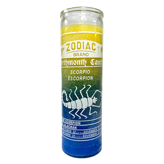 Zodiac Scorpio 7 Day Candle - Concordia Style Boutique
