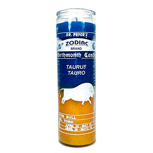 Zodiac Taurus 7 Day Candle - Concordia Style Boutique