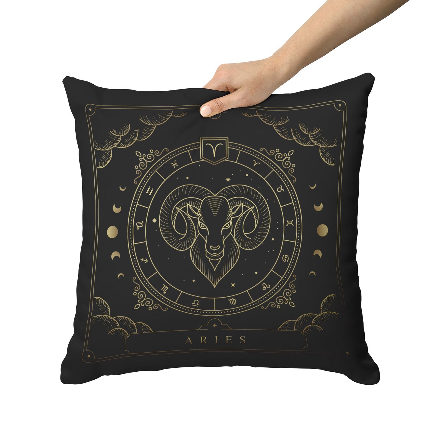 "Zodiac Series - Aries" Throw Pillow