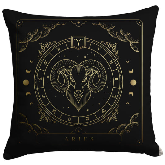 "Zodiac Series - Aries" Throw Pillow