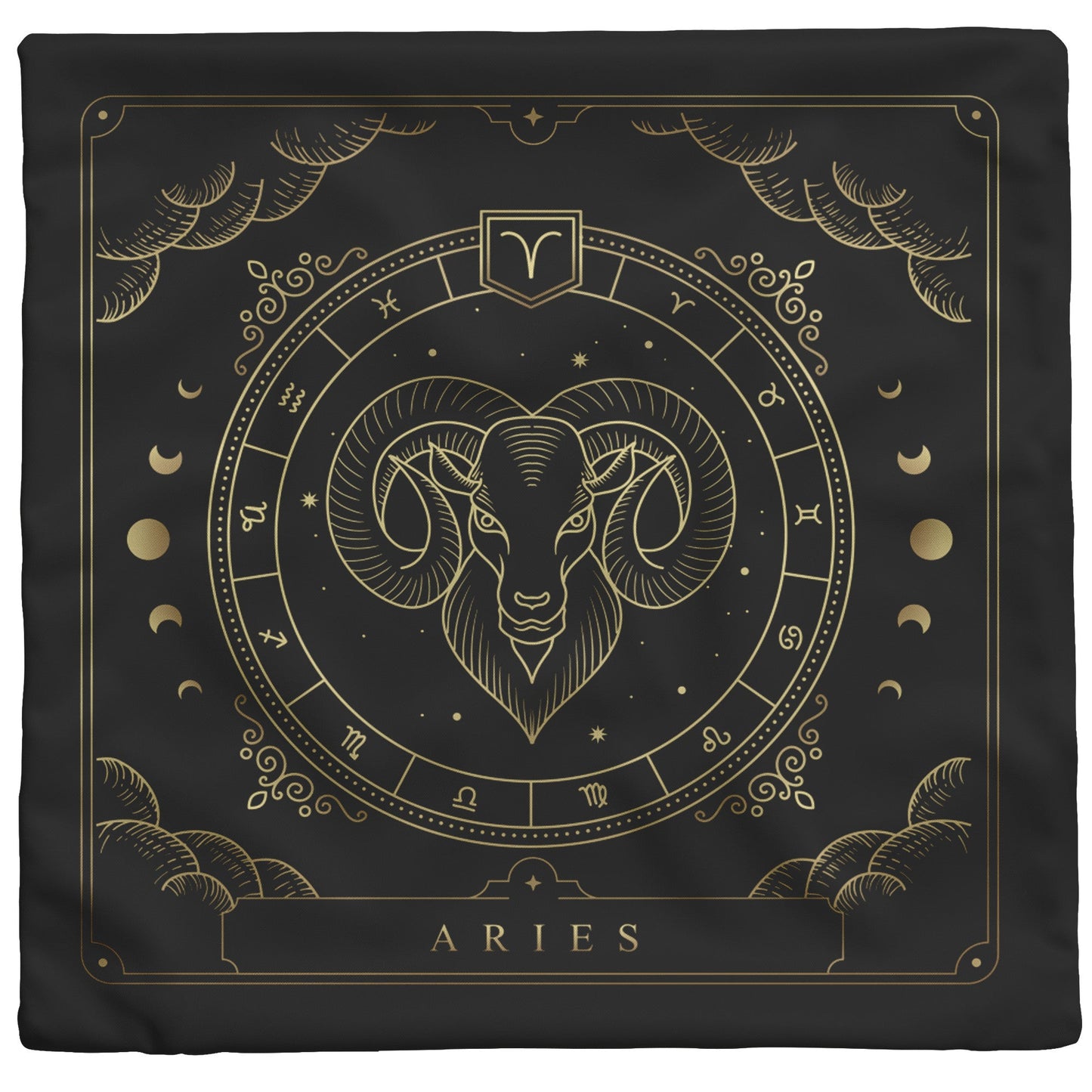 "Zodiac Series - Aries" Throw Pillow