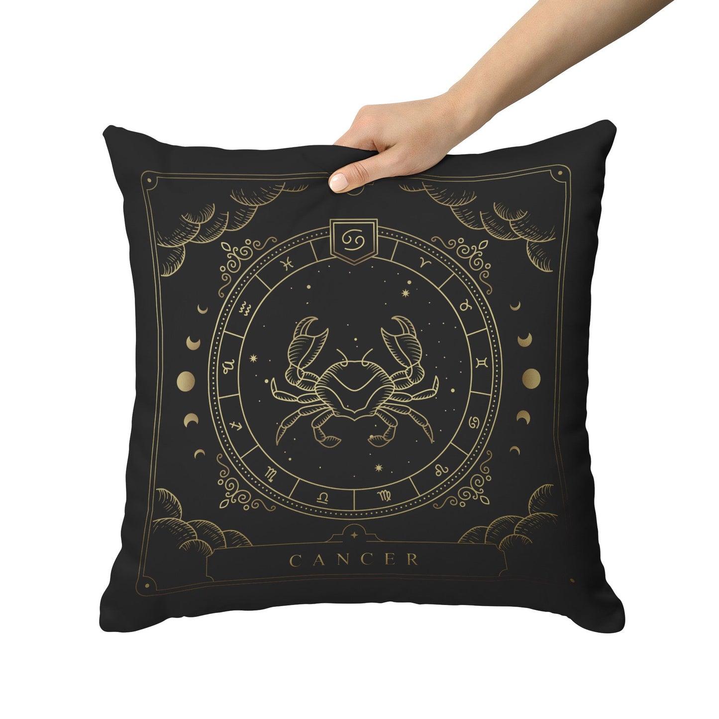 "Zodiac Series - Cancer" Throw Pillow