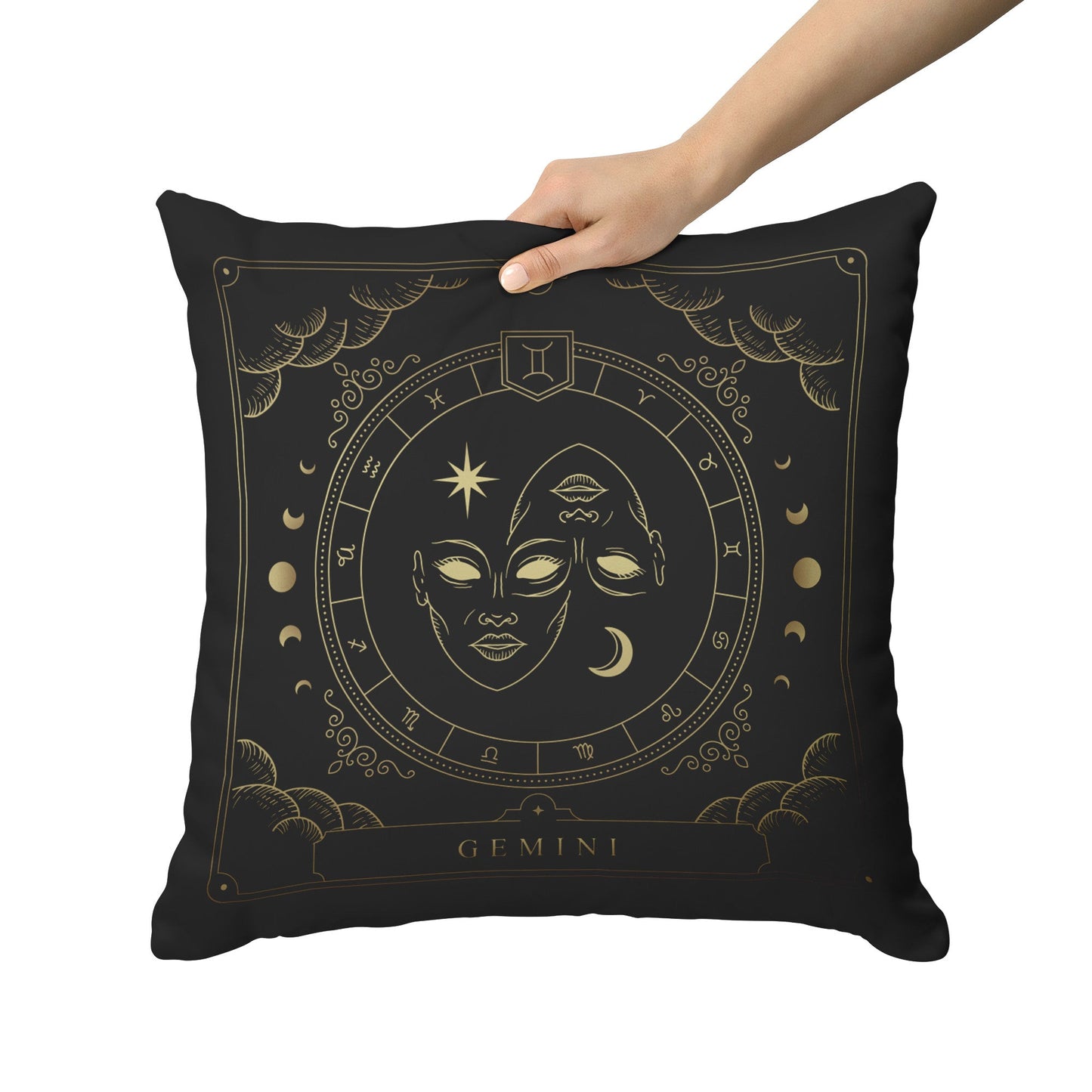 "Zodiac Series - Gemini" Throw Pillow
