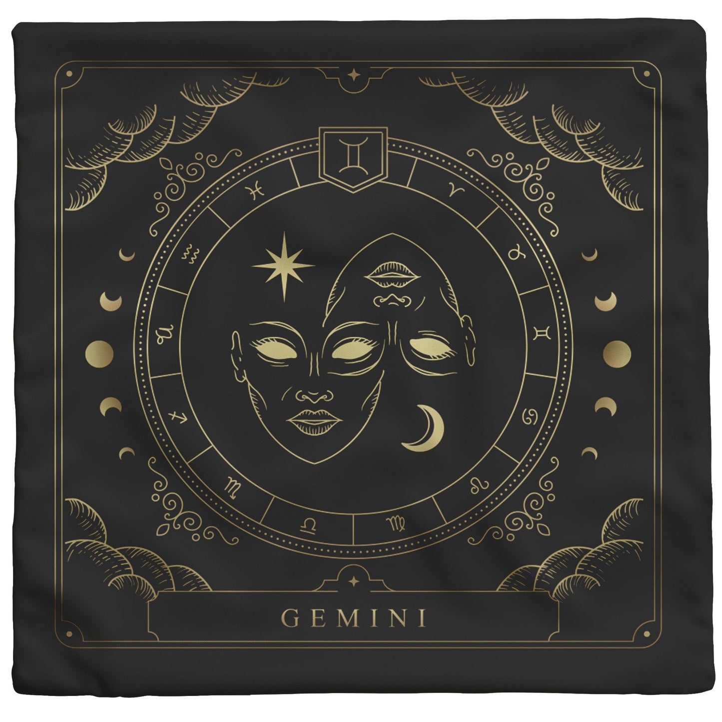 "Zodiac Series - Gemini" Throw Pillow