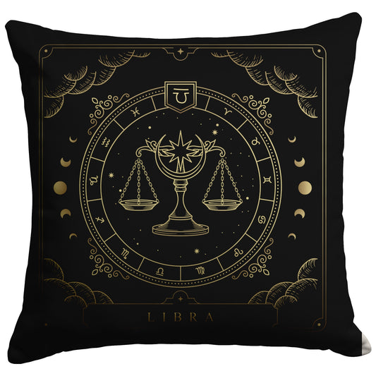 "Zodiac Series - Libra" Throw Pillow