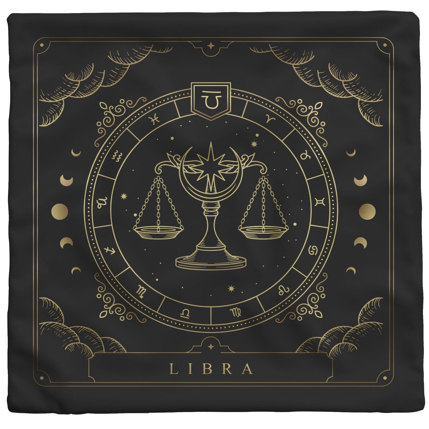 "Zodiac Series - Libra" Throw Pillow