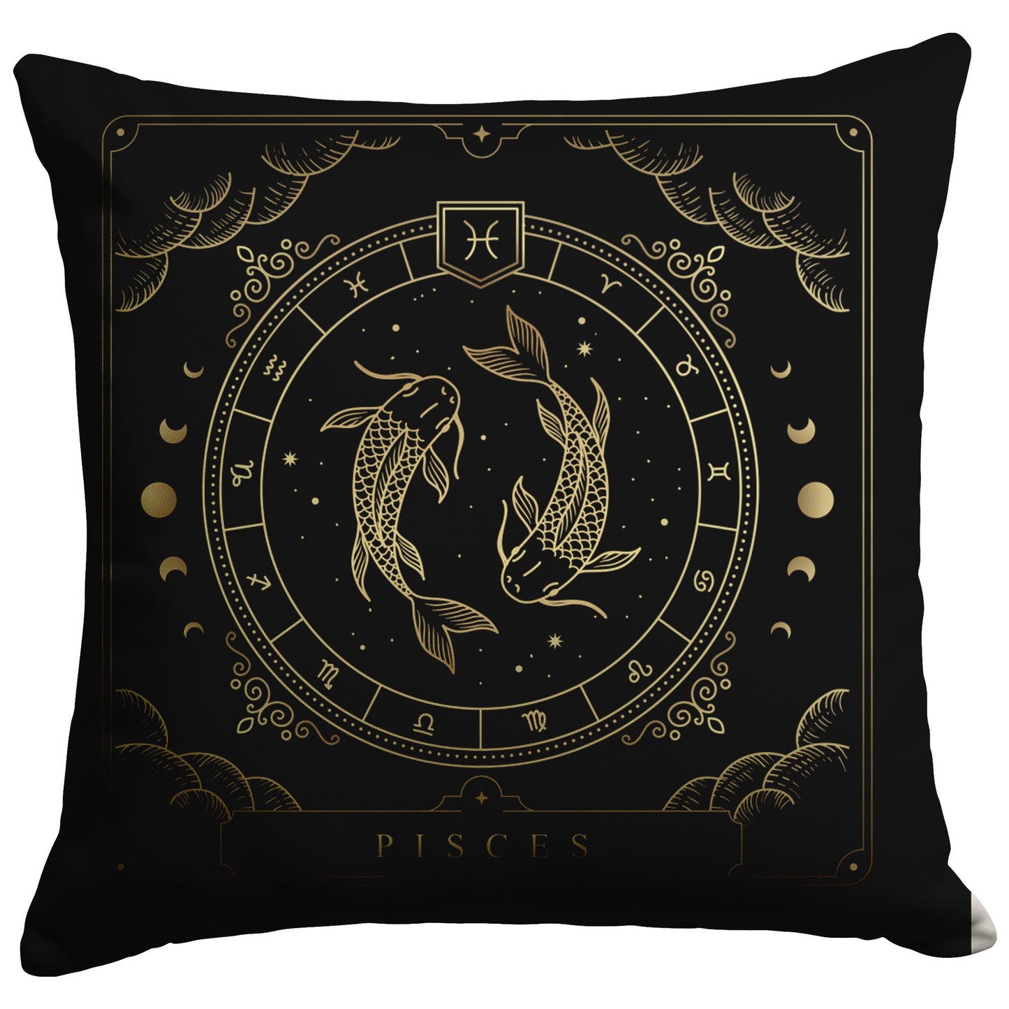 "Zodiac Series - Pisces" Throw Pillow