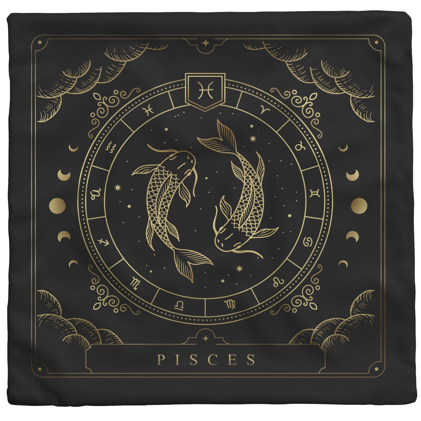 "Zodiac Series - Pisces" Throw Pillow