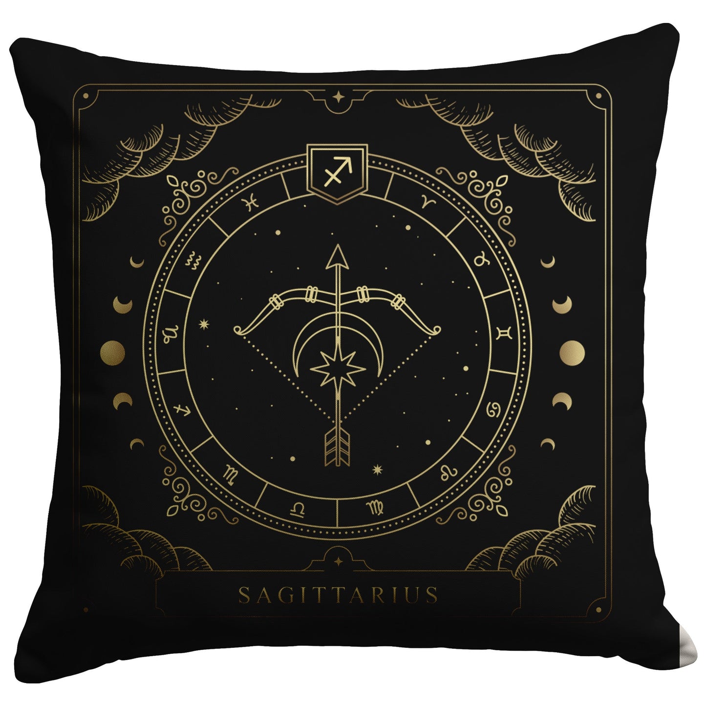 "Zodiac Series - Sagittarius" Throw Pillow