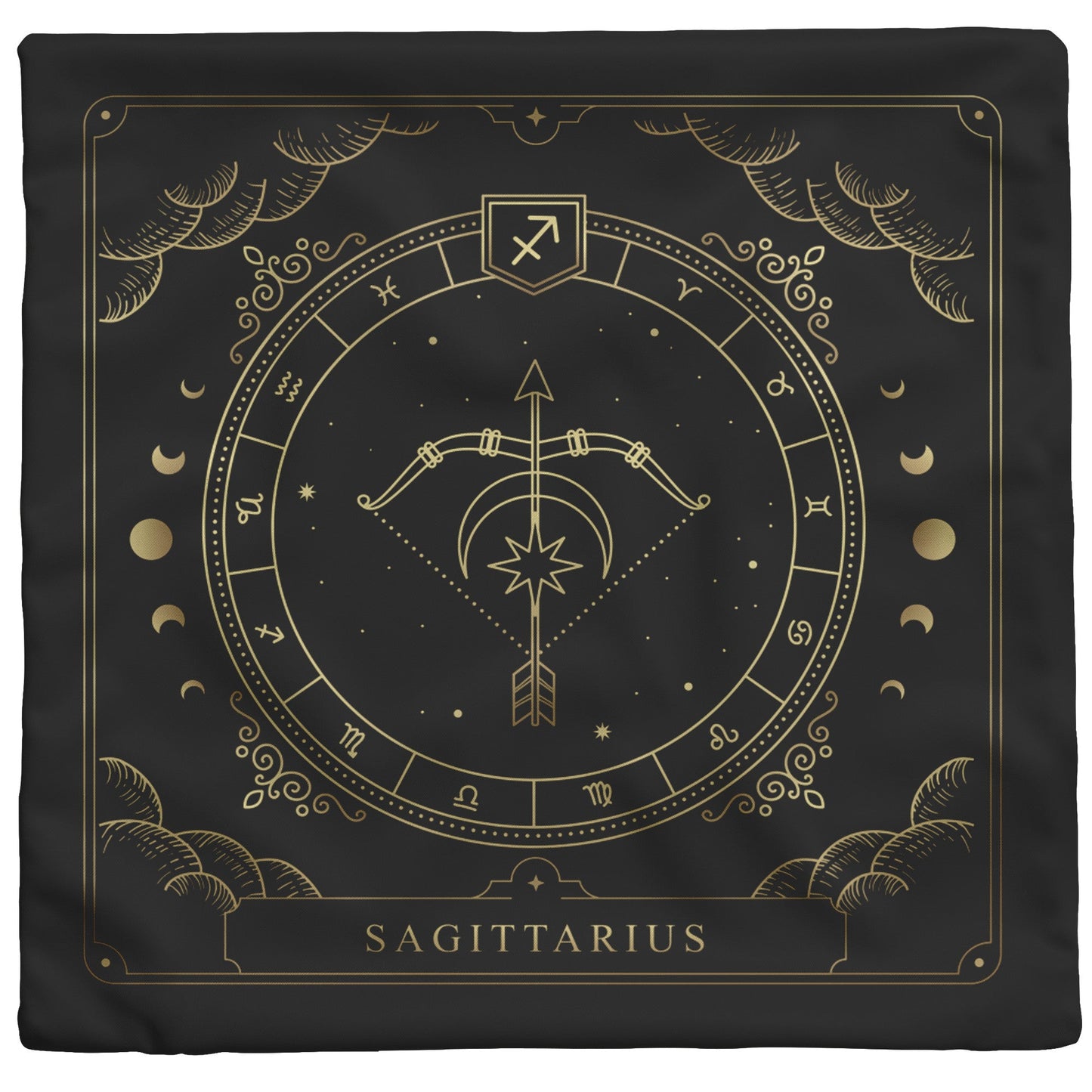 "Zodiac Series - Sagittarius" Throw Pillow