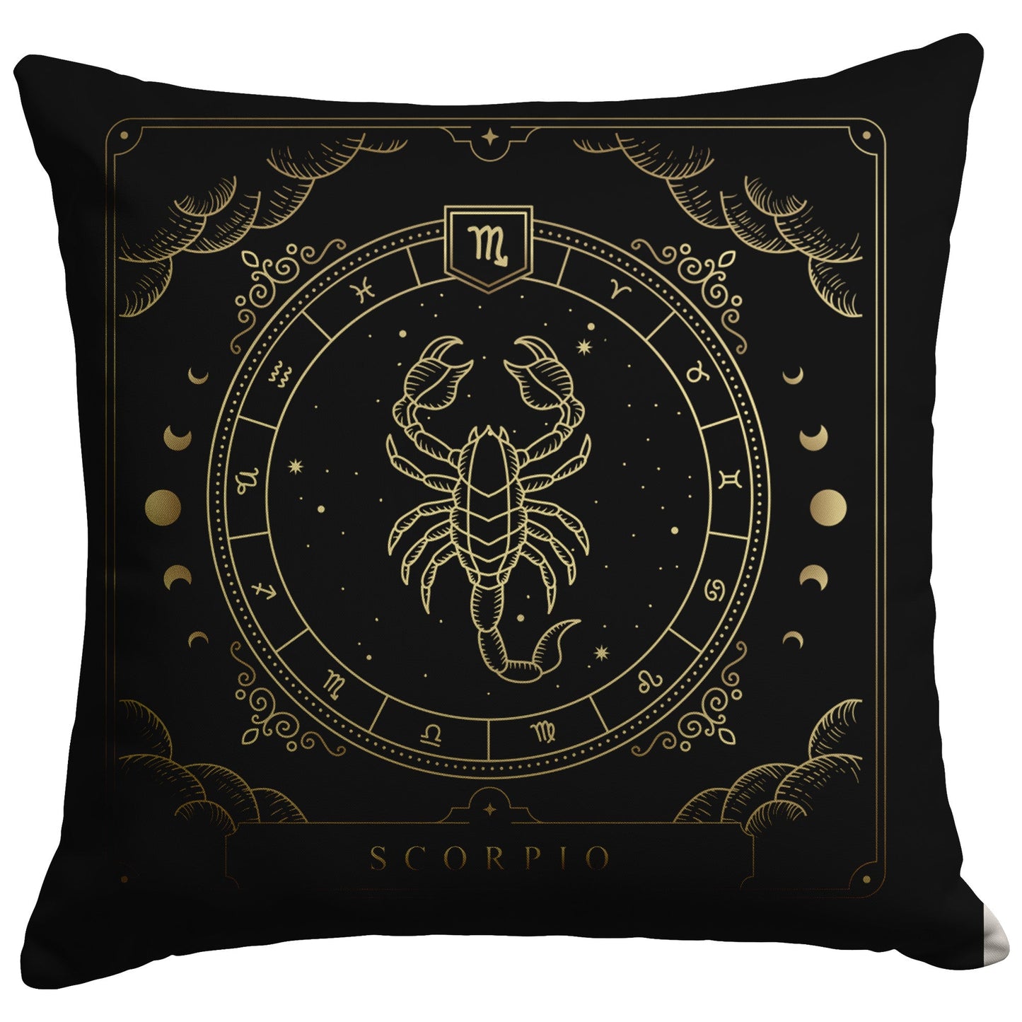 "Zodiac Series - Scorpio" Throw Pillow