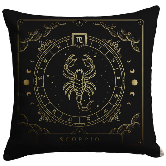 "Zodiac Series - Scorpio" Throw Pillow