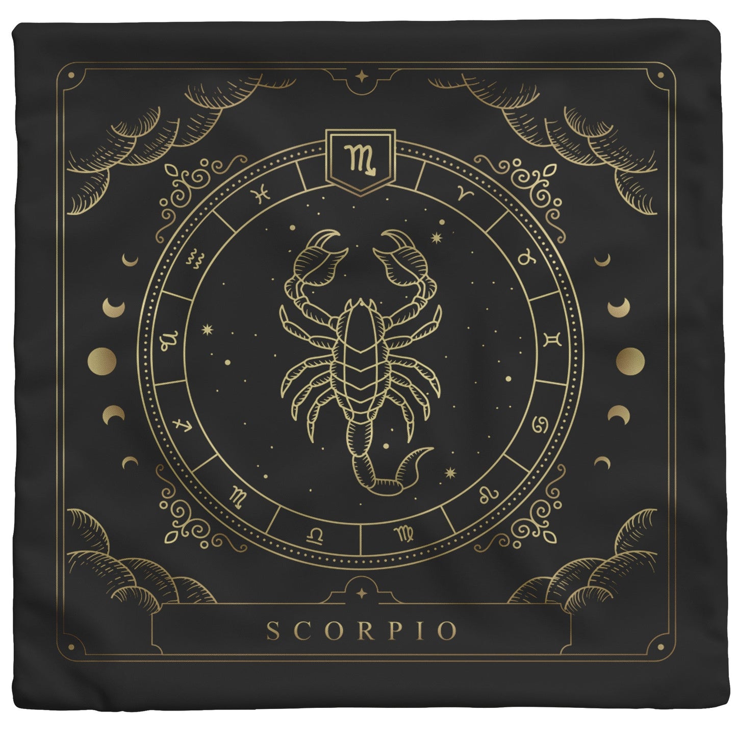 "Zodiac Series - Scorpio" Throw Pillow