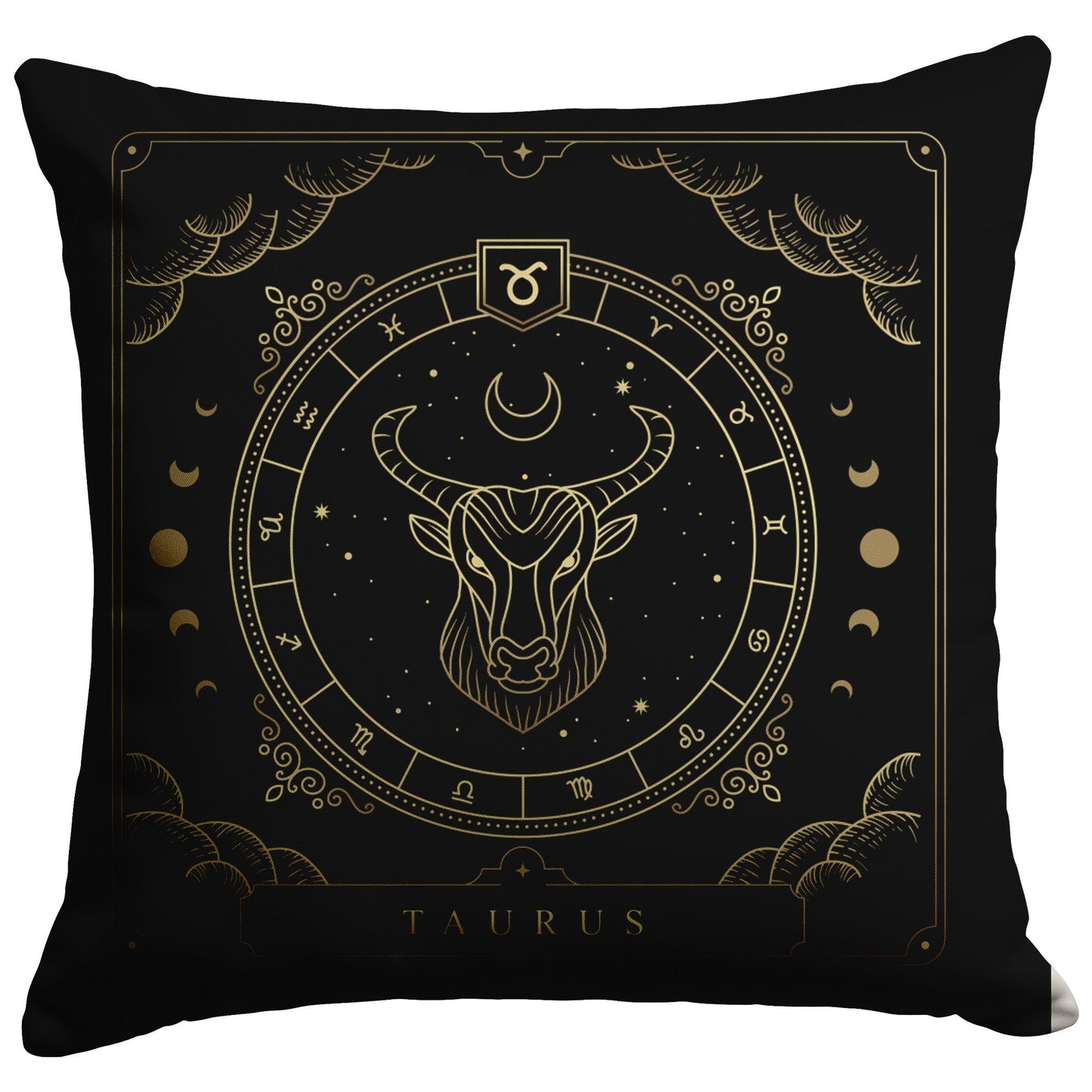 "Zodiac Series - Taurus" Throw Pillow