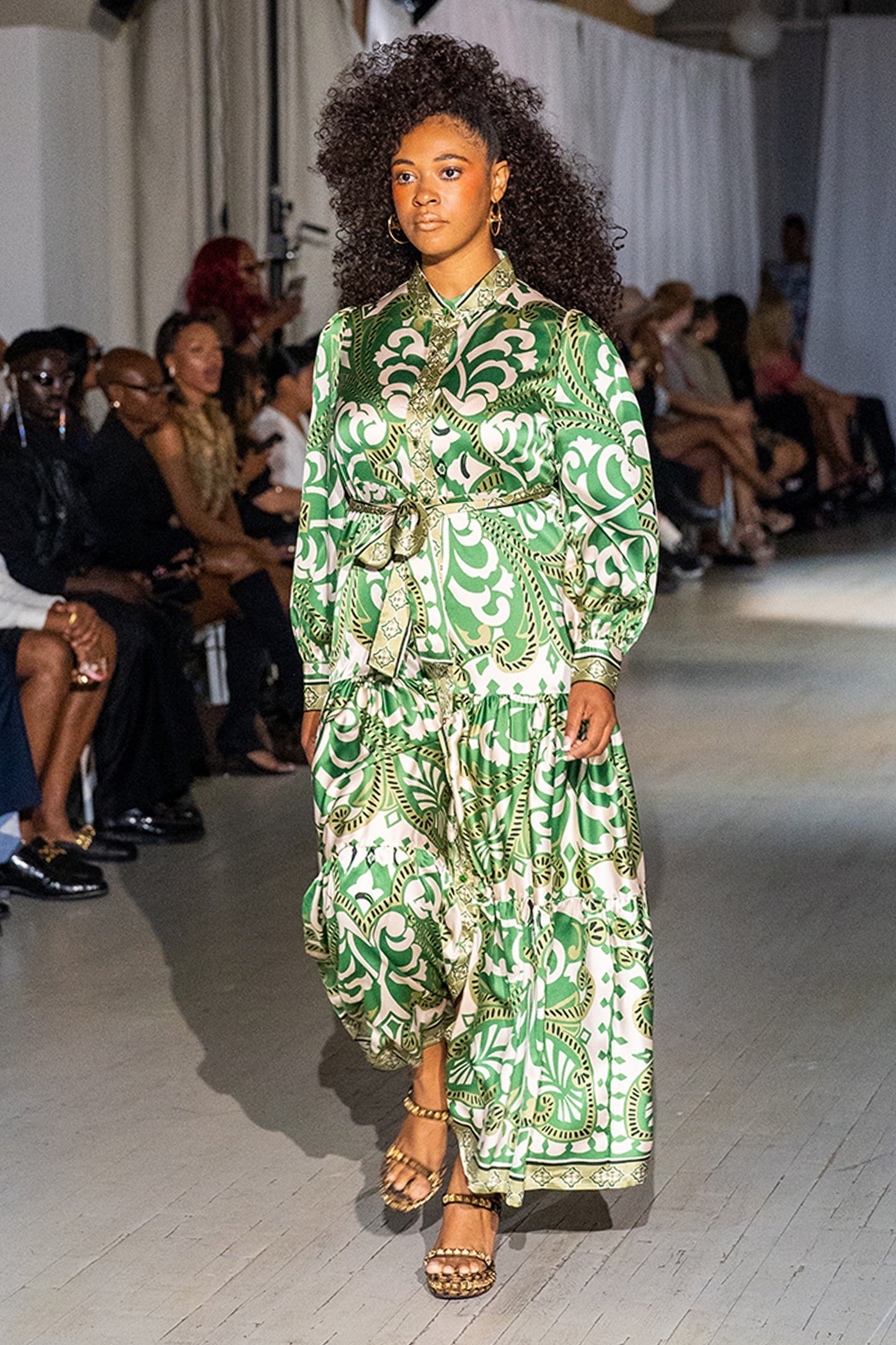 Zuri Baroque Print Dress