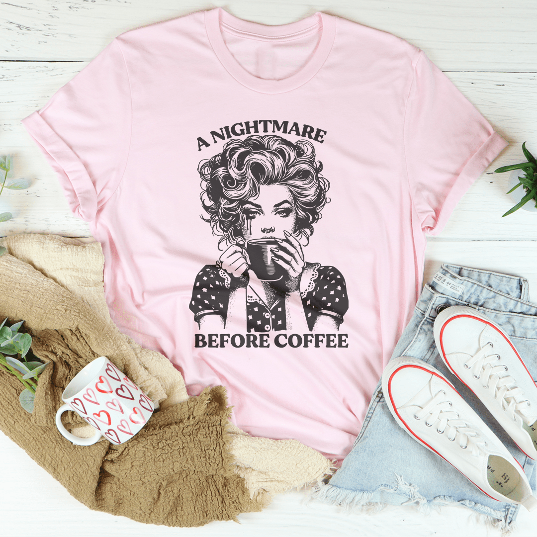 A Nightmare Before Coffee Tee - Concordia Style Boutique
