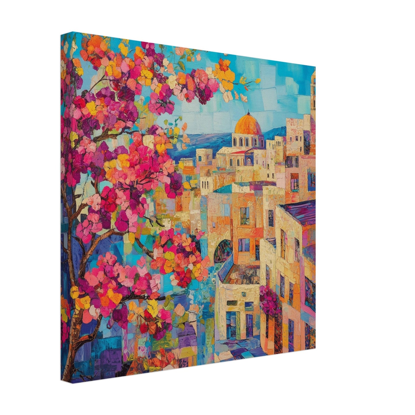 Blooming Jerusalem: Canvas Art Print
