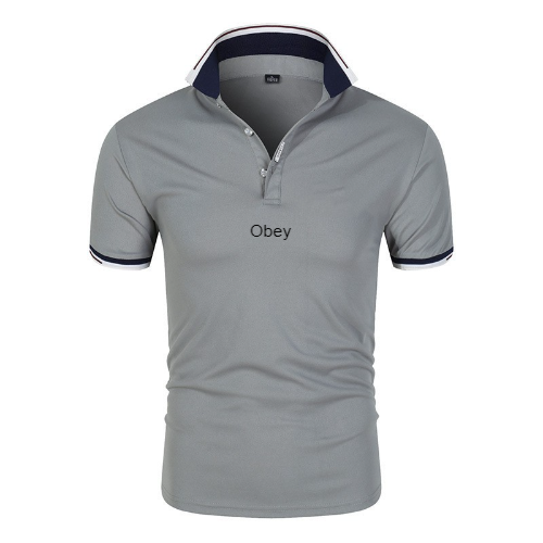 Men's Polo Shirt  - Obey - Premium Men's Polo Shirt from Concordia Style Boutique - Just $15.69! Shop now at Concordia Style Boutique