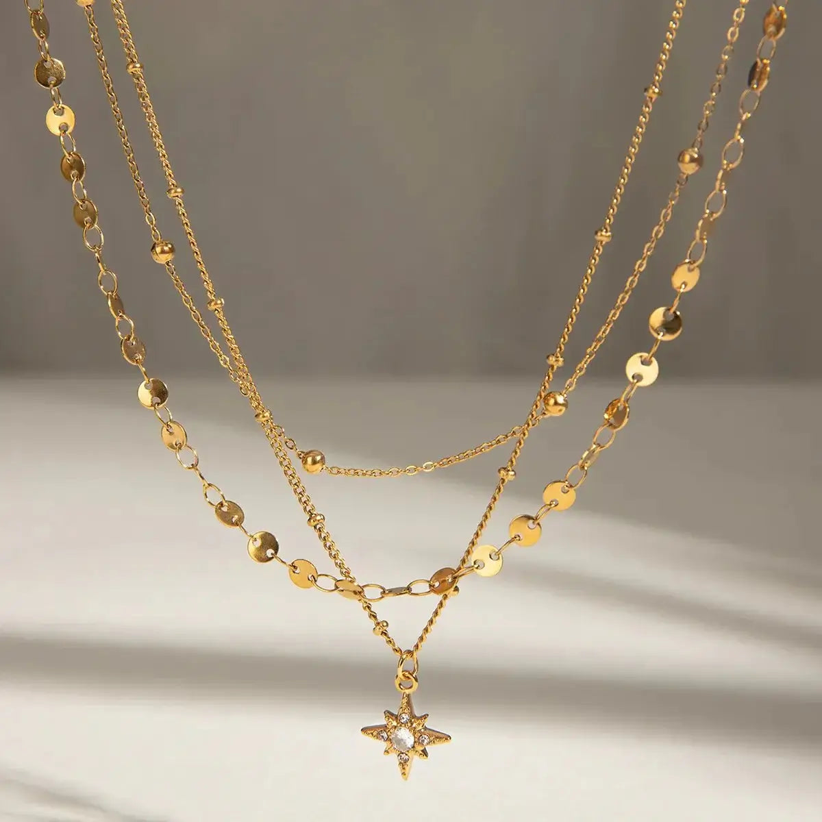 Stellar Drift Layered Necklace