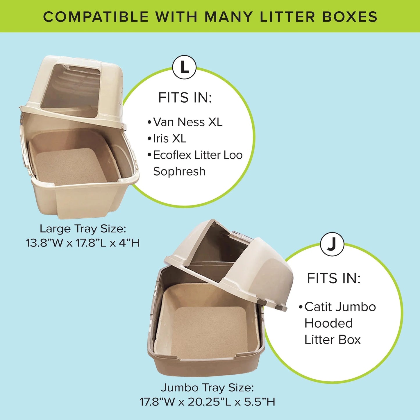 Kitty Sift Eco-Friendly Disposable Litter Box – Breathable, Odor-Reducing, Reusable & Biodegradable – Made from 100% Recycled Cardboard