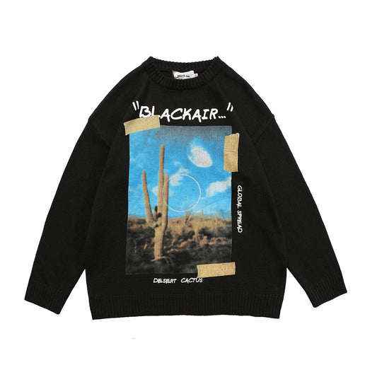 Desert Cactus Knit Sweater - Concordia Style Boutique