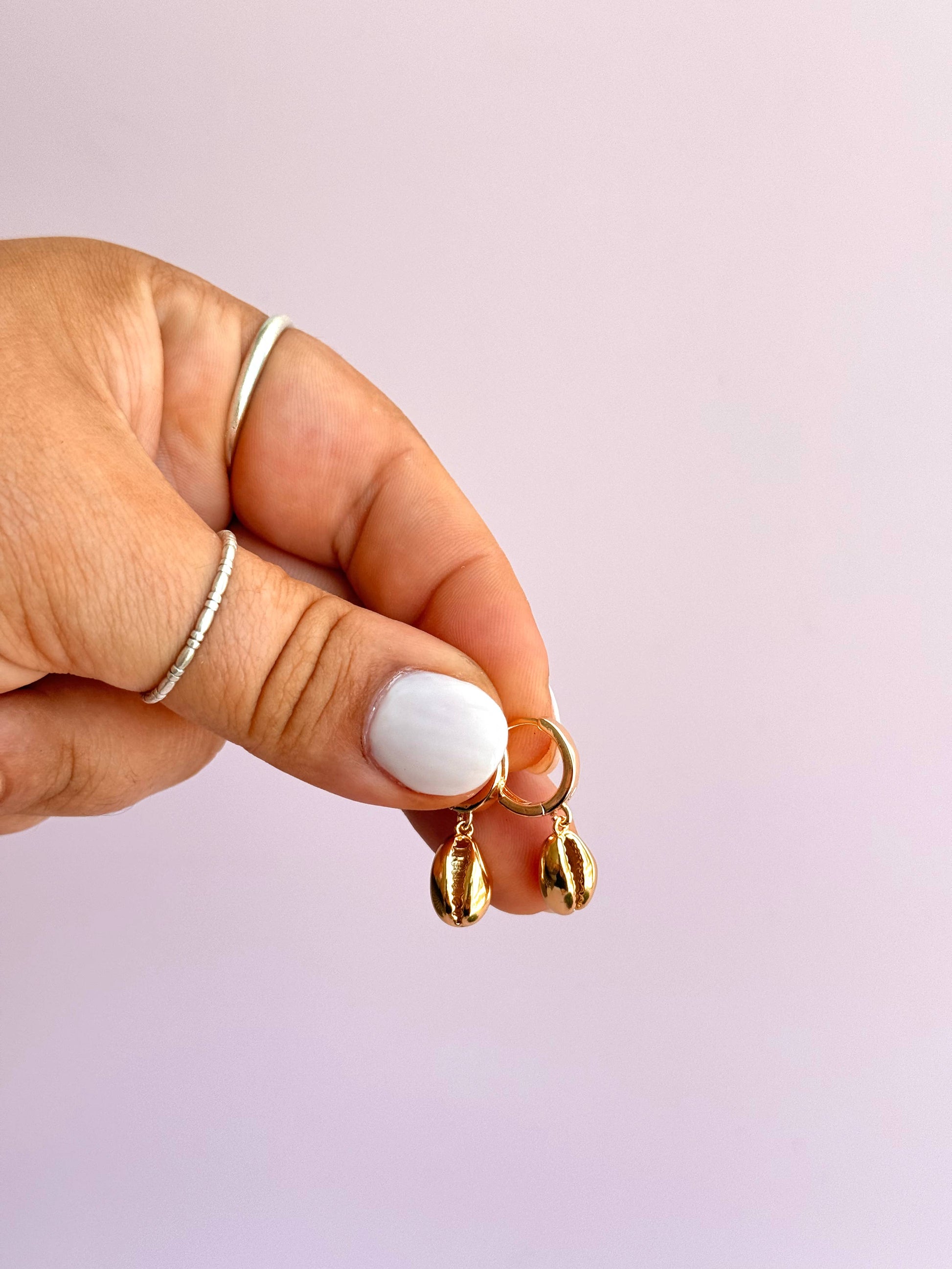 Cowrie Shell Huggies - Concordia Style Boutique