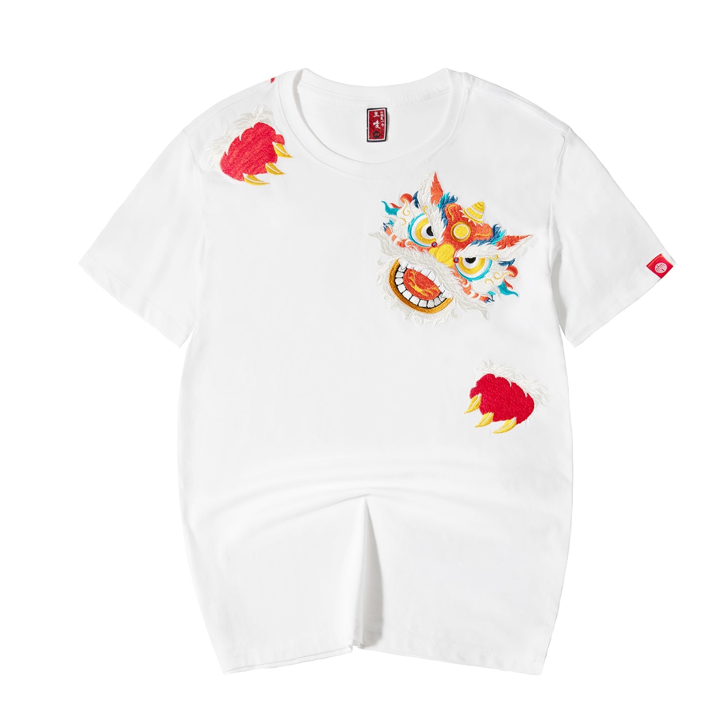 KH694 Dragons Revival Embroidery Tee - Concordia Style Boutique