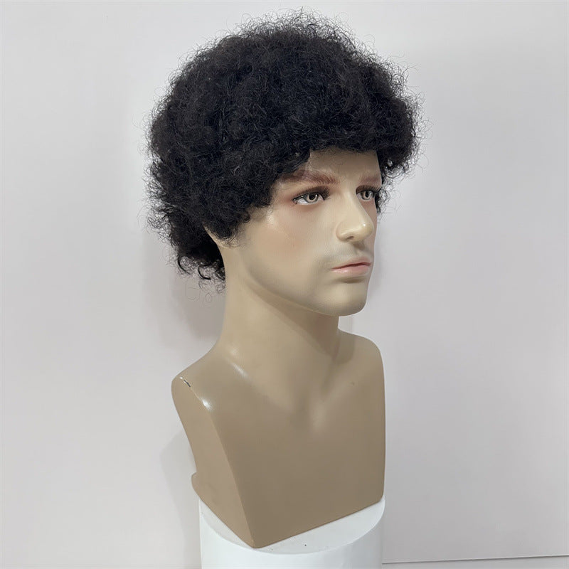 Human Wigs Short Curly Hair Afro Men And Women - Premium wig from Concordia Style Boutique - Just $22.87! Shop now at Concordia Style Boutique