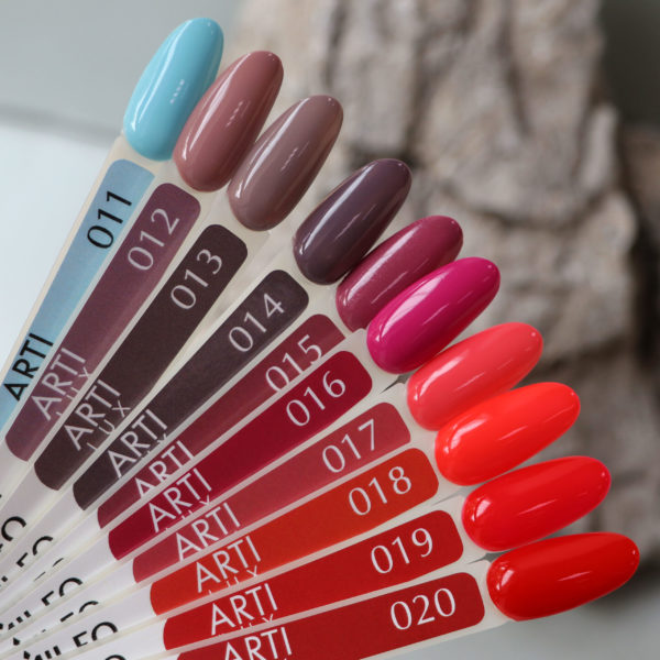 KOMILFO ARTILUX 019 NAIL REGULAR POLISH(NOT A GEL)(RED-PINK, ENAMEL), 8 ML 222019