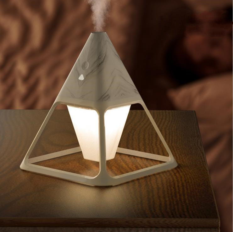 USB Wood Grain Volcanic Pyramid Humidifier - Premium USB Wood Grain Volcanic Pyramid Humidifi from Concordia Style Boutique - Just $69.52! Shop now at Concordia Style Boutique