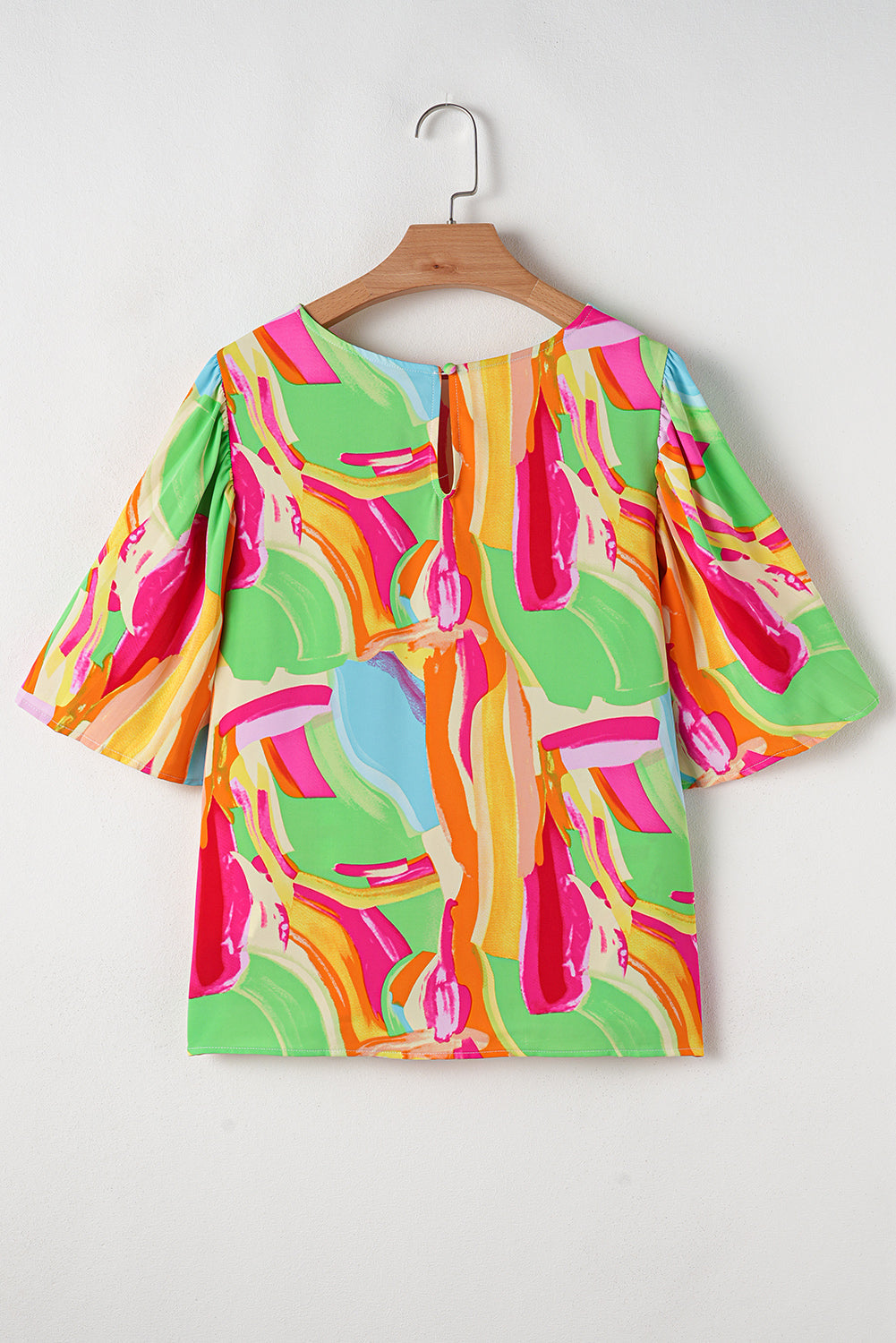 Angel Abstract Half Sleeve Blouse - Concordia Style Boutique