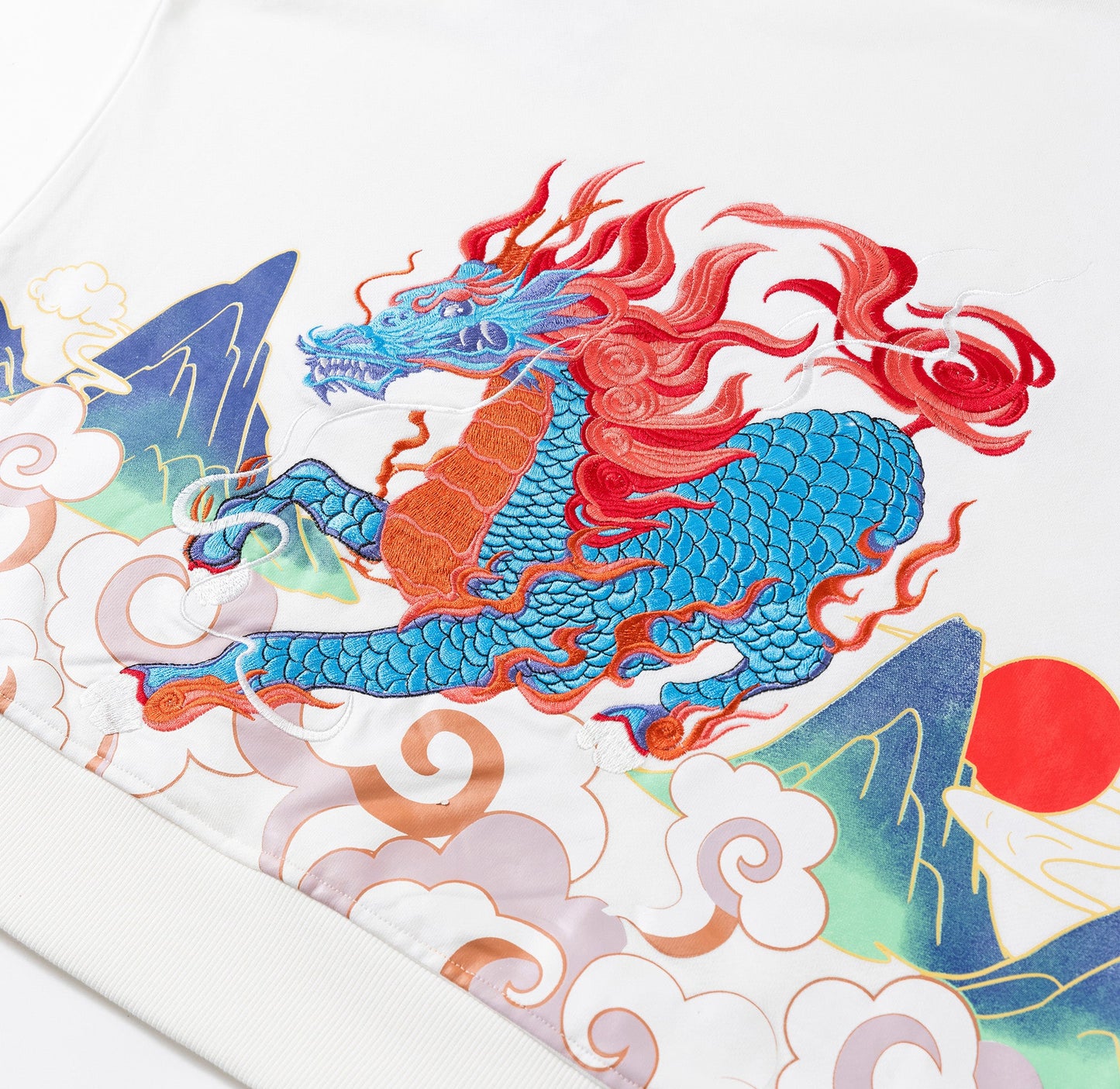 KH9240 Demon Horse Embroidery Hoodie - Concordia Style Boutique