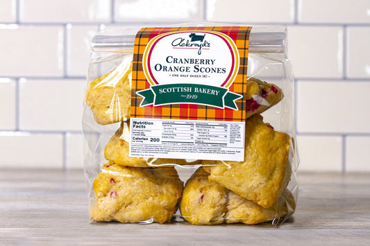 Ackroyd's Scones: Cranberry Orange (6 Pack) - Concordia Style Boutique