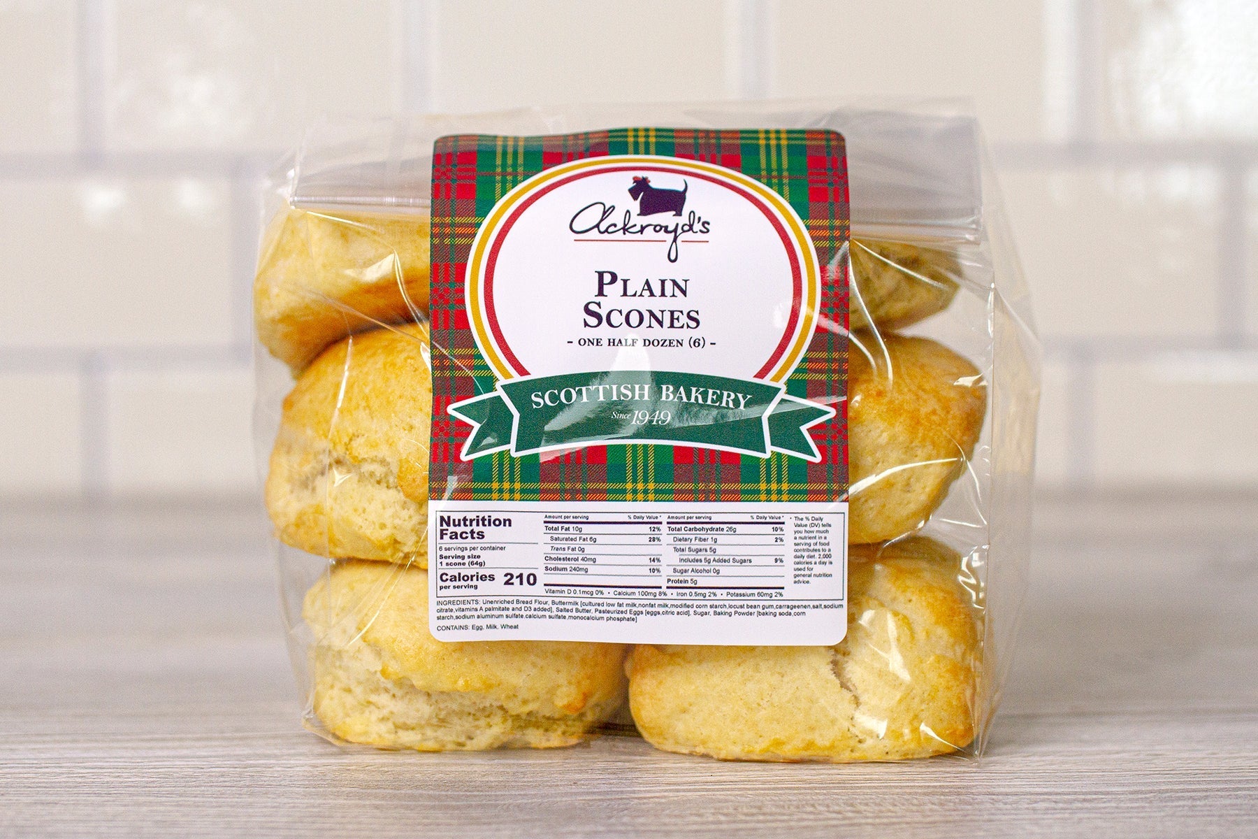 Ackroyd's Scones: Plain (6 Pack) - Concordia Style Boutique