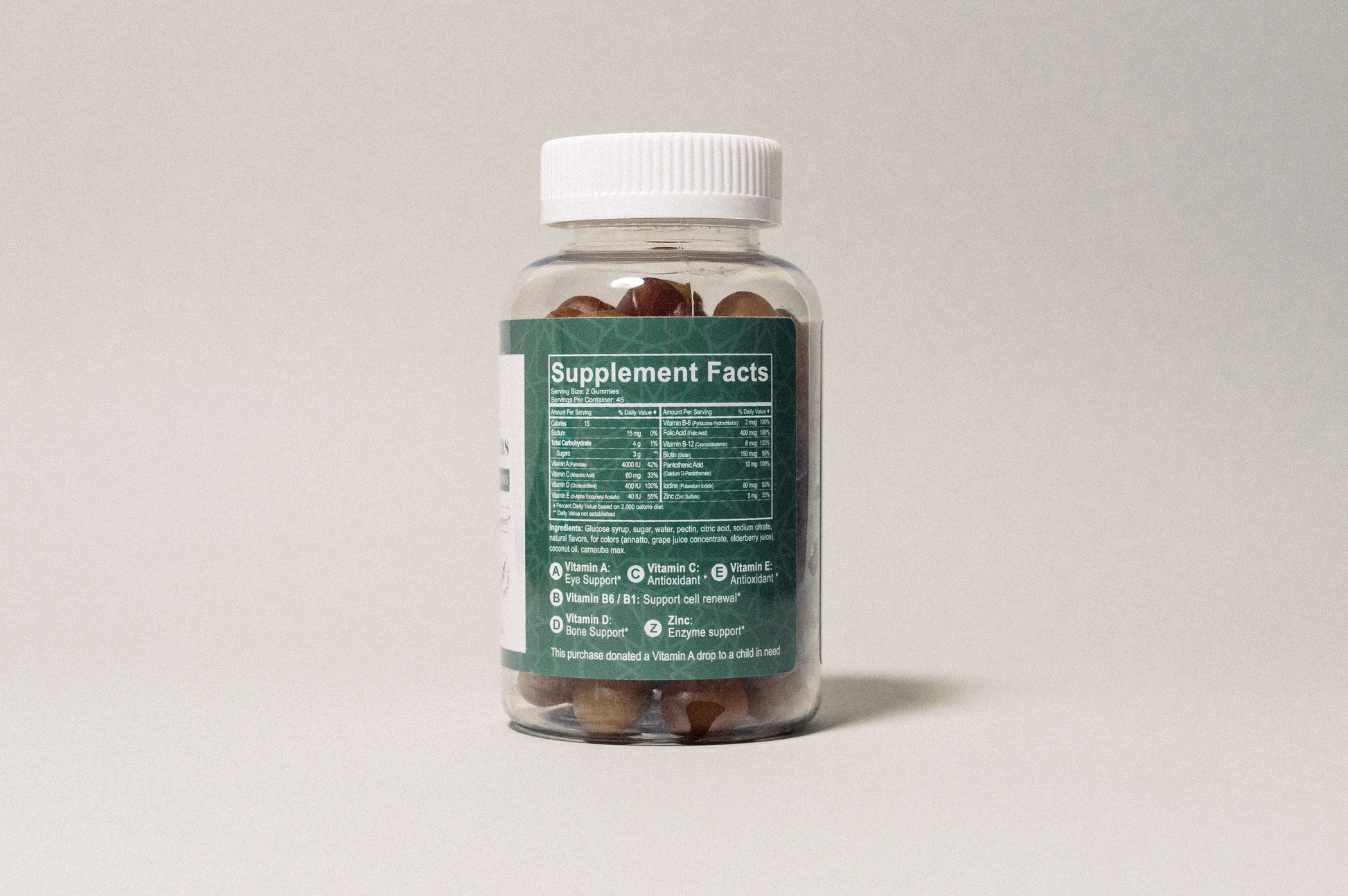 Halal Adult Multivitamin Gummies - Complete Nutrition with Essential Vitamins - 90 Count - Concordia Style Boutique
