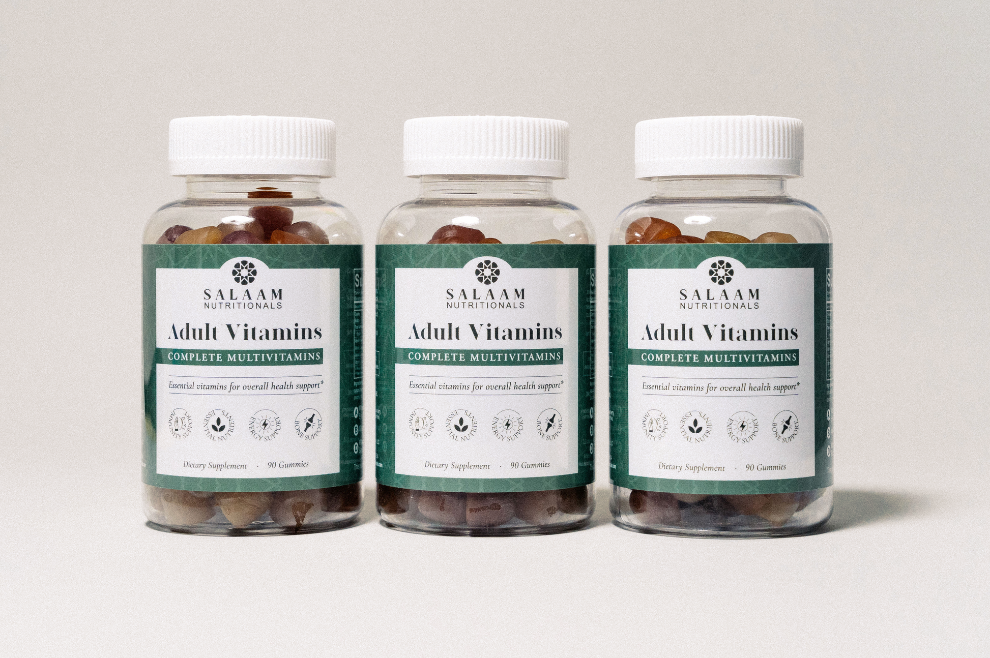 Halal Adult Multivitamin Gummies - Complete Nutrition with Essential Vitamins - 90 Count - Concordia Style Boutique