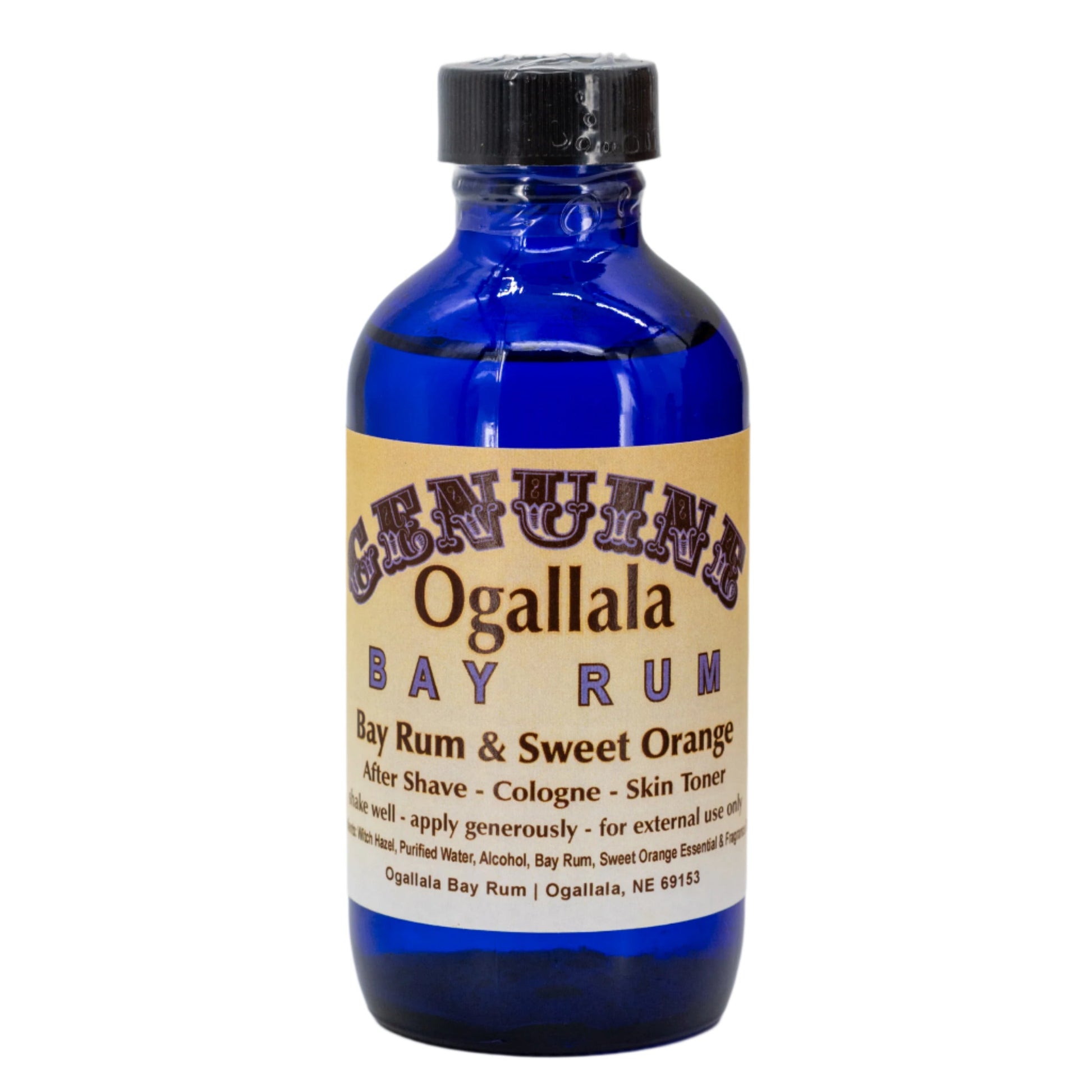 Bay Rum with Sweet Orange Scented Aftershave | Multiple Sizes | Ogallala Bay Rum - Concordia Style Boutique