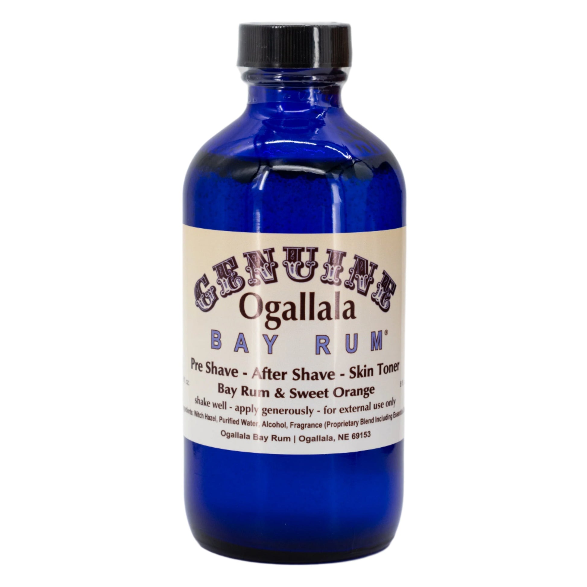 Bay Rum with Sweet Orange Scented Aftershave | Multiple Sizes | Ogallala Bay Rum - Concordia Style Boutique