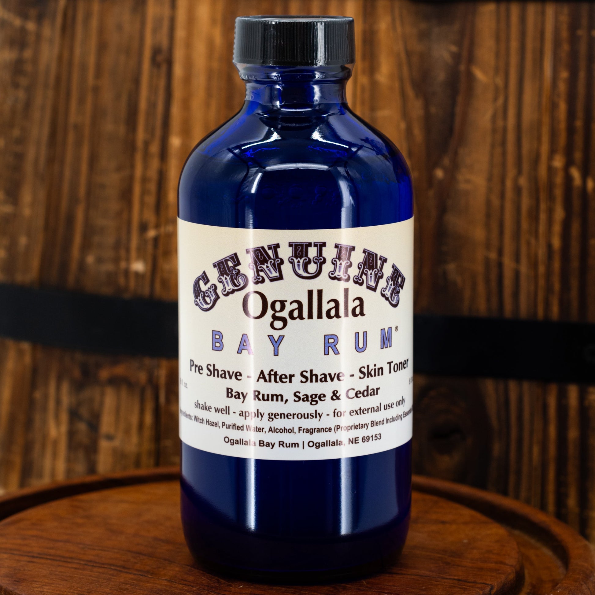 Bay Rum with Sage & Cedar Scented Aftershave | Multiple Sizes | Ogallala Bay Rum - Concordia Style Boutique