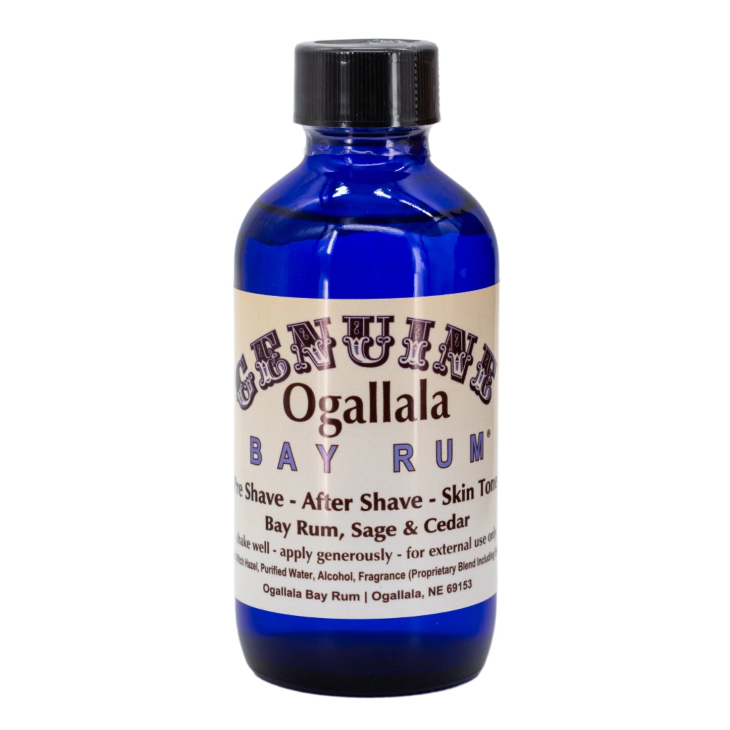 Bay Rum with Sage & Cedar Scented Aftershave | Multiple Sizes | Ogallala Bay Rum - Concordia Style Boutique