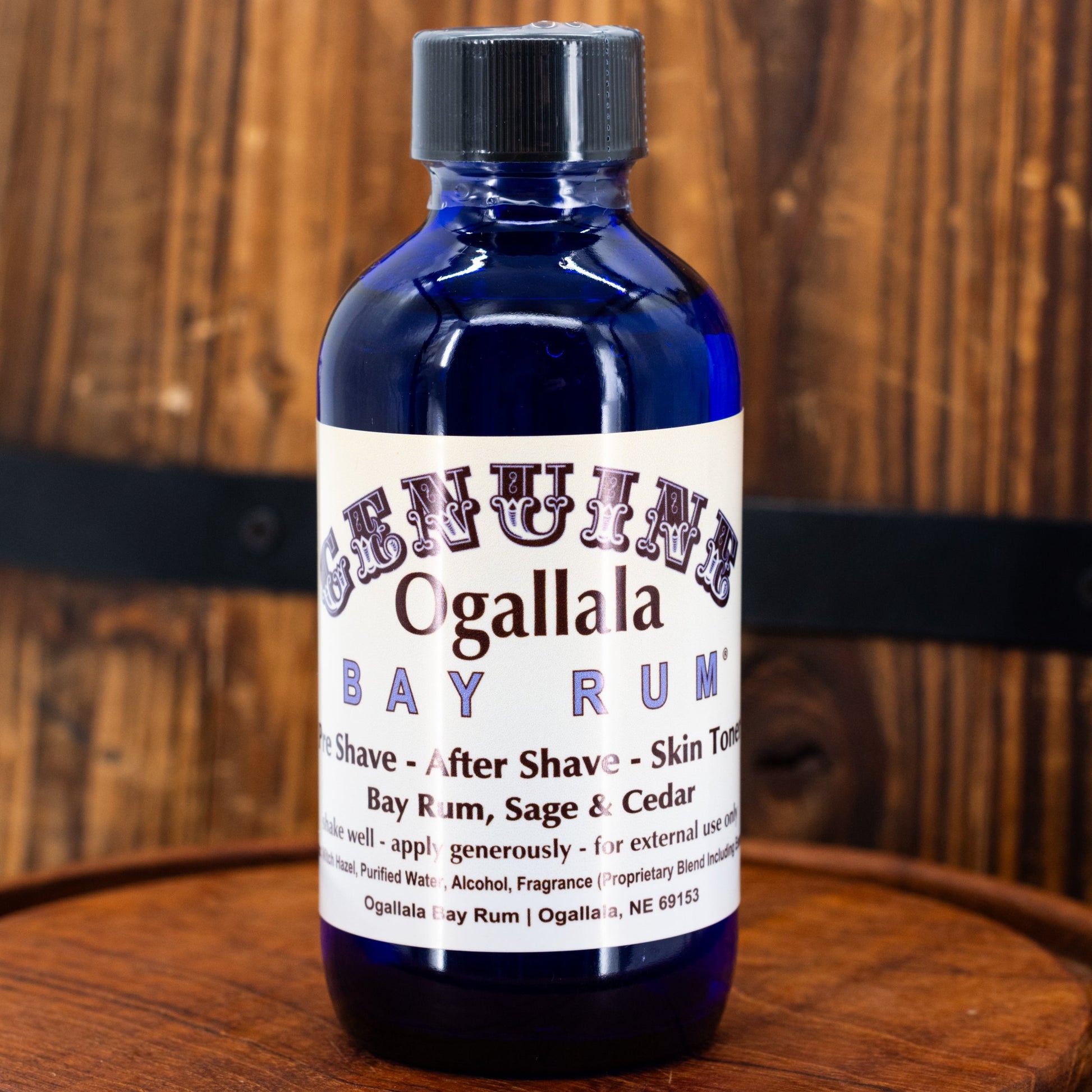 Bay Rum with Sage & Cedar Scented Aftershave | Multiple Sizes | Ogallala Bay Rum - Concordia Style Boutique