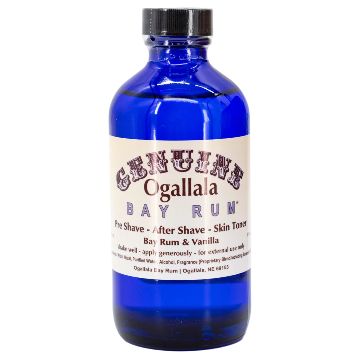 Bay Rum with Vanilla Scented Aftershave | Multiple Sizes | Ogallala Bay Rum - Concordia Style Boutique