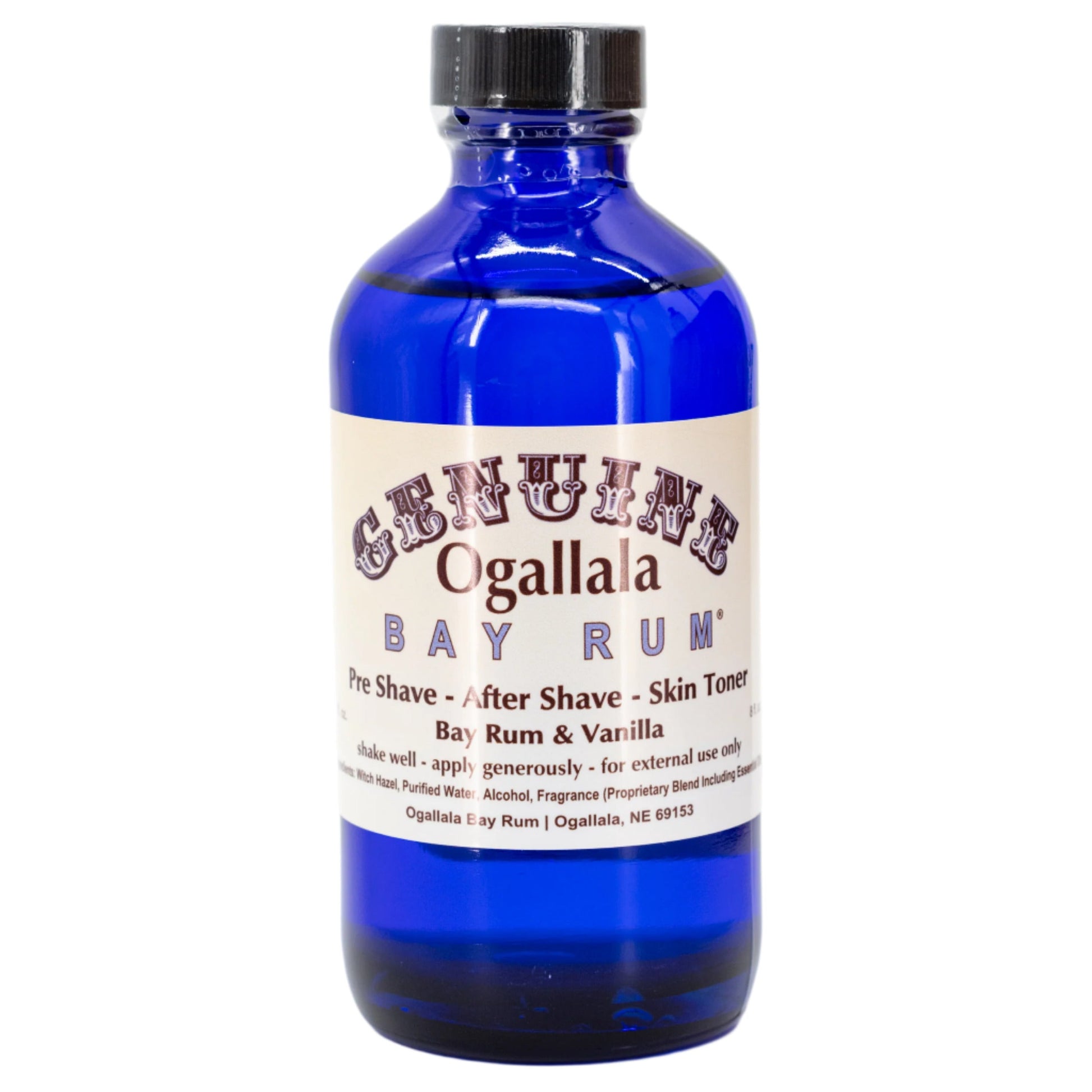 Bay Rum with Vanilla Scented Aftershave | Multiple Sizes | Ogallala Bay Rum - Concordia Style Boutique